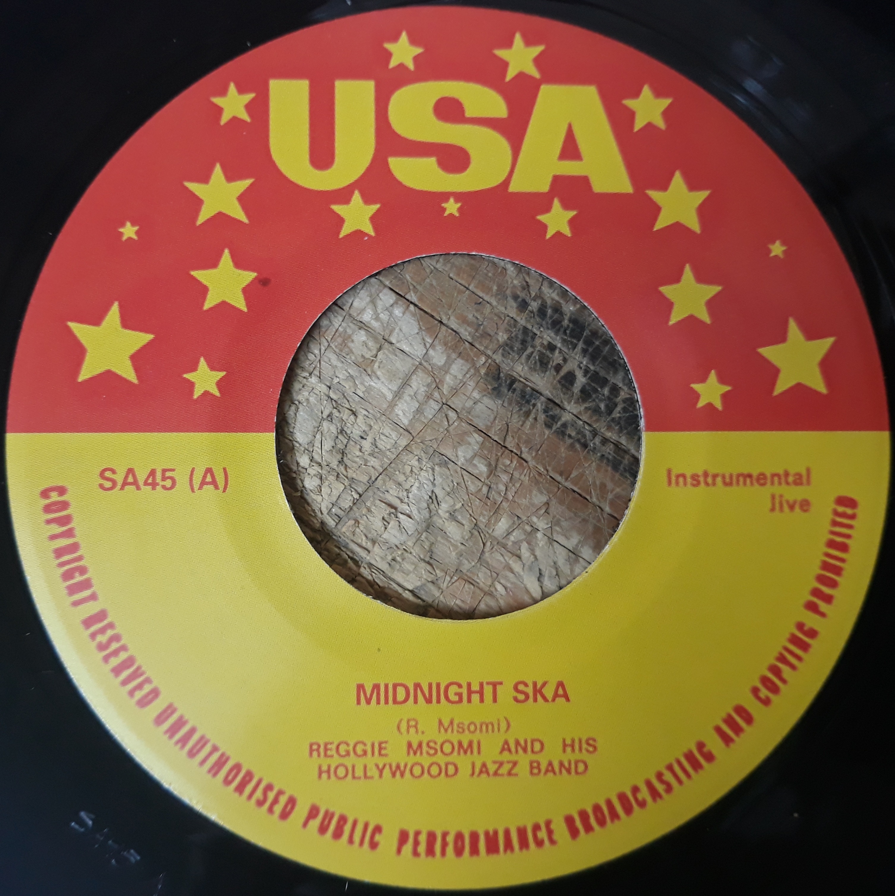 Reggie Msomi/MIDNIGHT SKA & BLUE SKA 7"