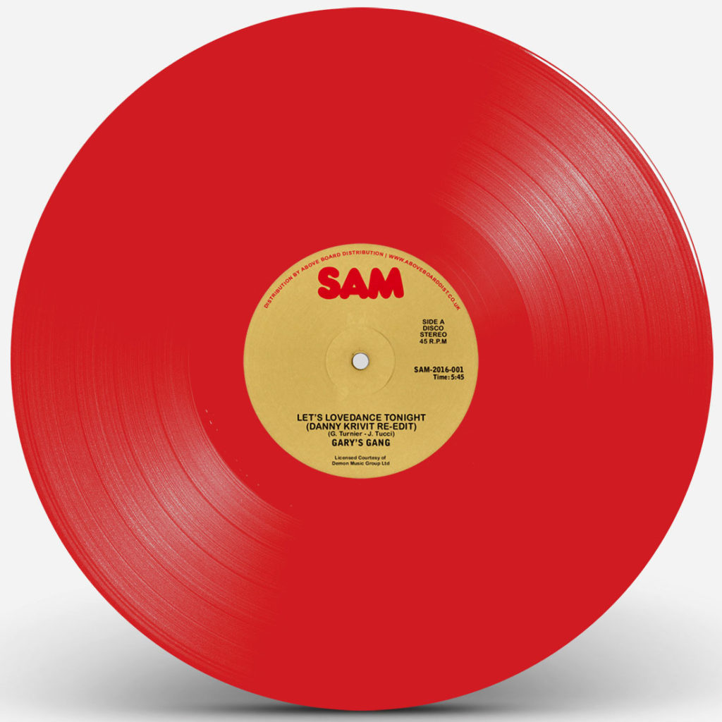 Gary's Gang/LOVEDANCE (RED VINYL) 12"