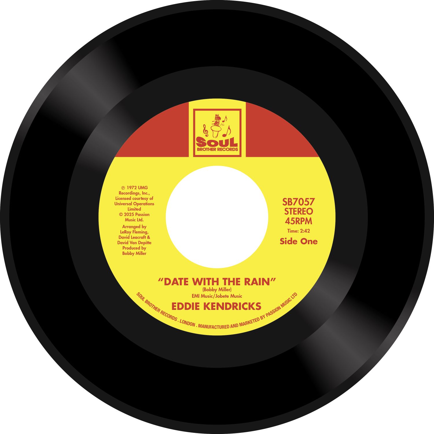 Eddie Kendricks/DATE WITH THE RAIN 7"