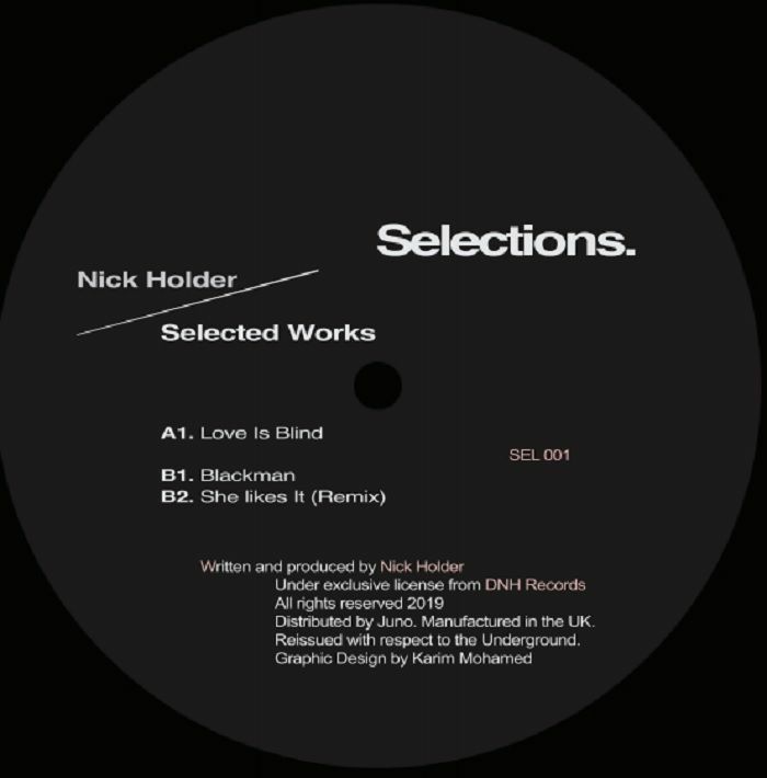 Nick Holder/SELECTED WORKS 12"