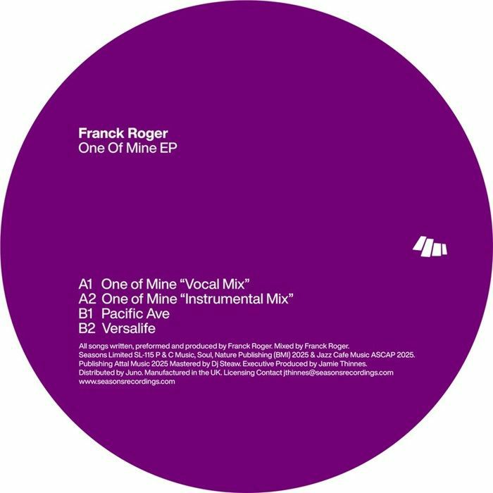 Franck Roger/ONE OF MINE 12"