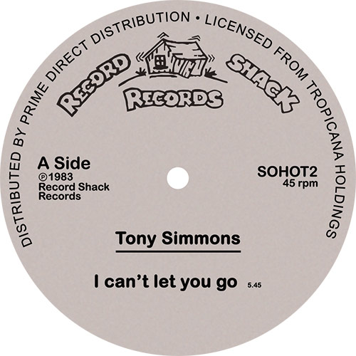 Tony Simmons/I CAN'T LET YOU GO 12"