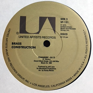 Brass Construction/CHANGIN - MOVIN 12"