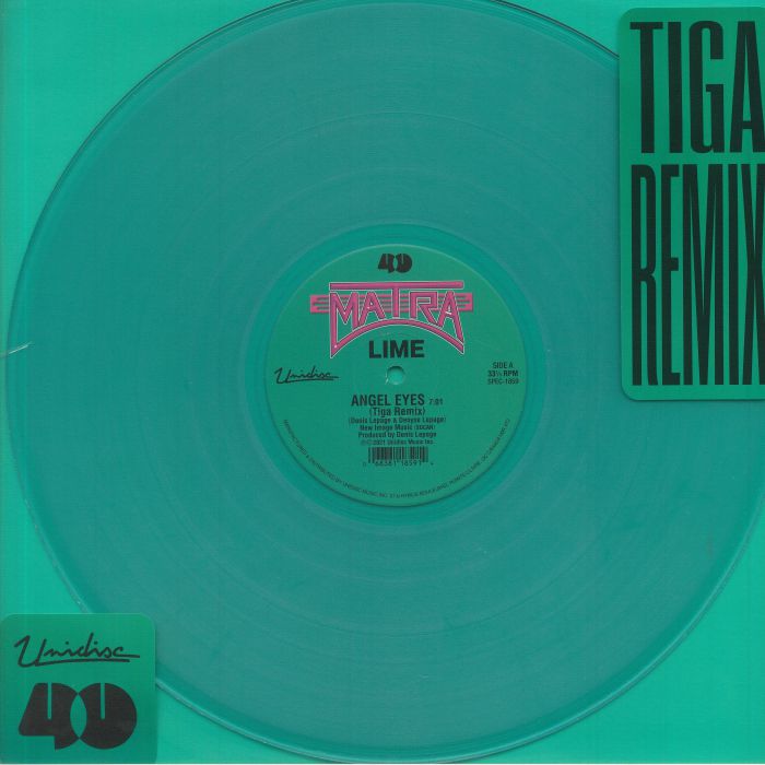 Lime/ANGEL EYES (TIGA REMIX) 12"