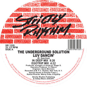 Underground Solution/LUV DANCIN' 12"