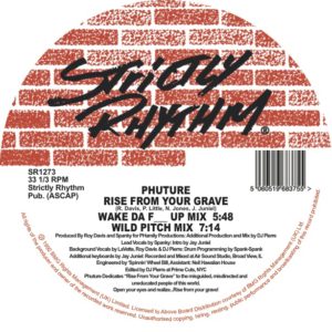 Phuture/RISE FROM YOUR GRAVE 12"