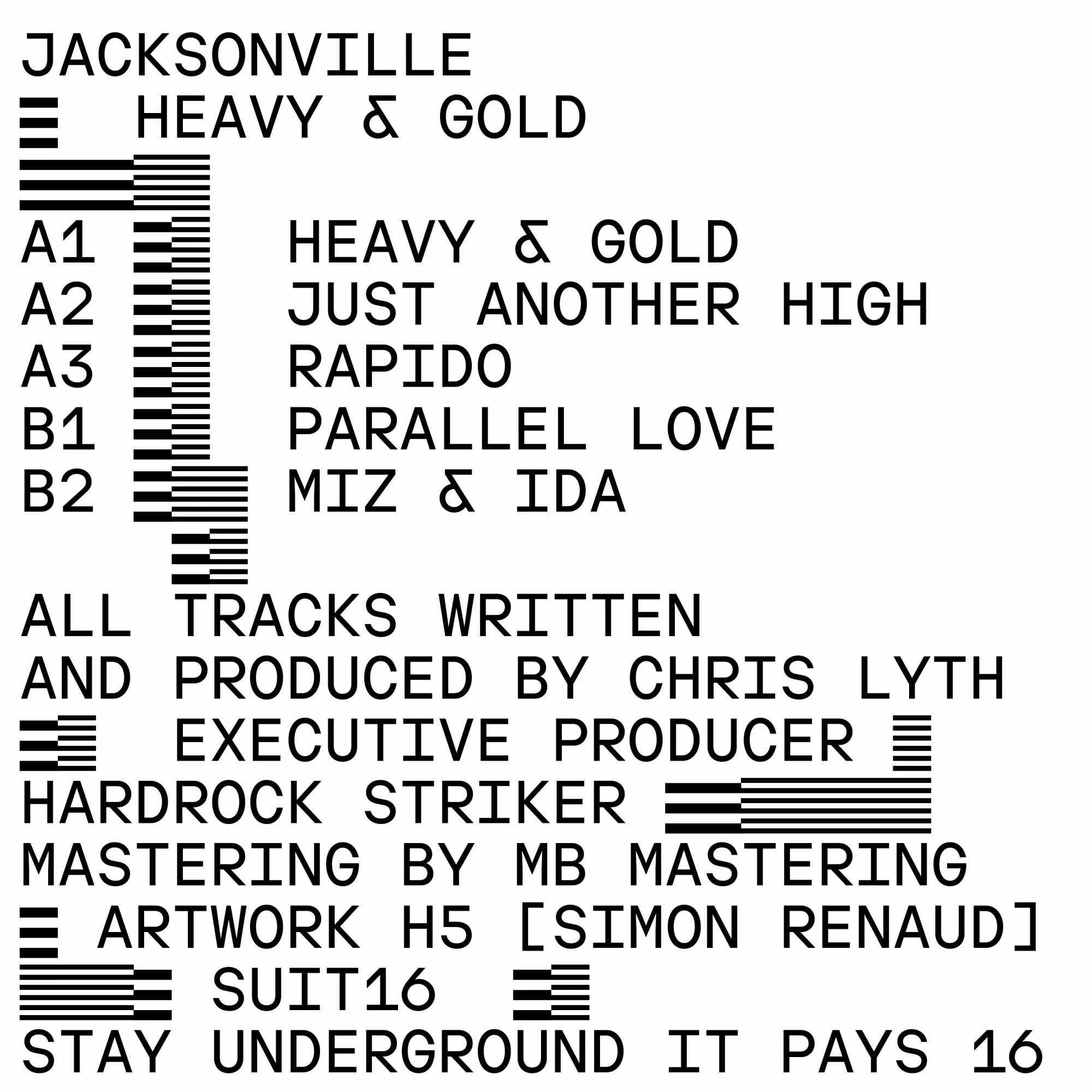 Jacksonville/HEAVY & GOLD 12"