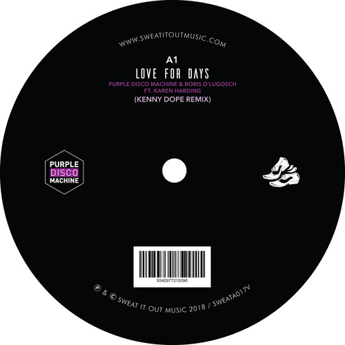 Purple Disco Machine/LOVE FOR DAYS 12"