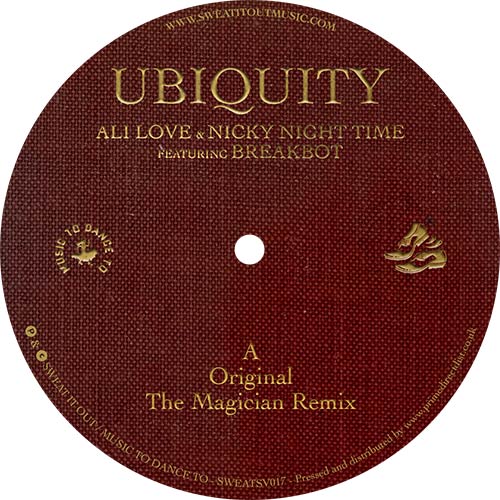 Ali Love & Nicky Night Time/UBIQUITY 12"