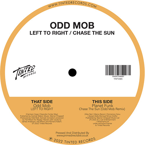 Odd Mob/LEFT TO RIGHT 12"