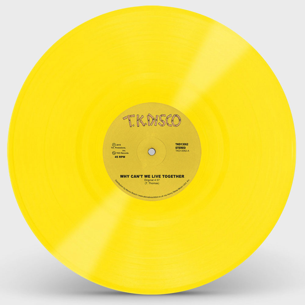 Timmy Thomas/WHY... LNTG RMX-YELLOW 12"