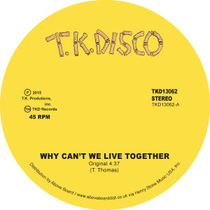 Timmy Thomas/WHY CAN'T WE LIVE TOGETHER 12"