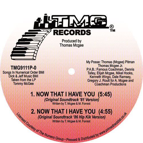 Tommy McGee/NOW THAT I HAVE YOU 12"