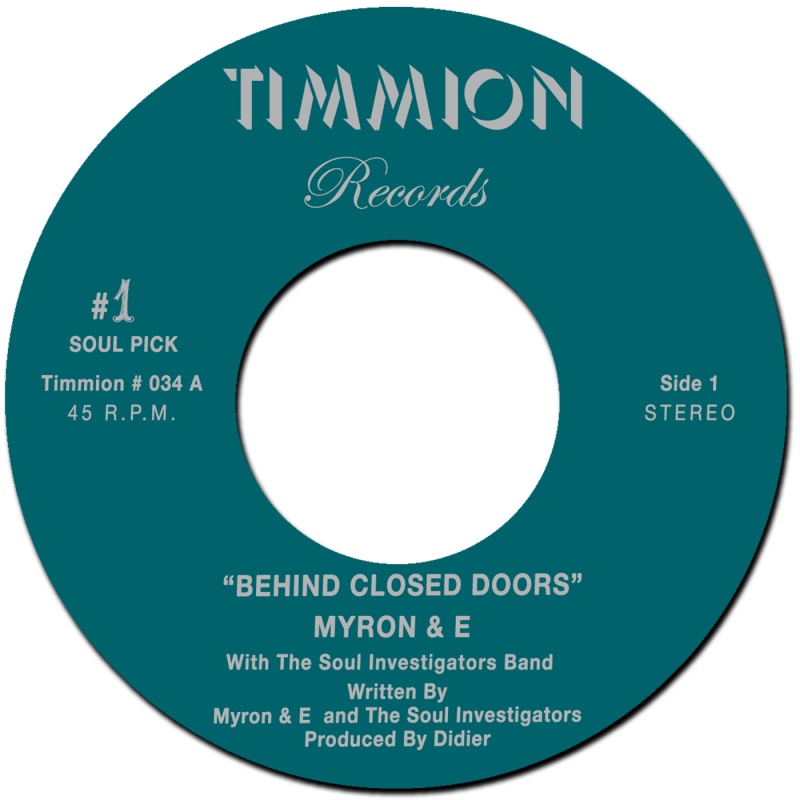 Myron & E/BEHIND CLOSED DOORS 7"