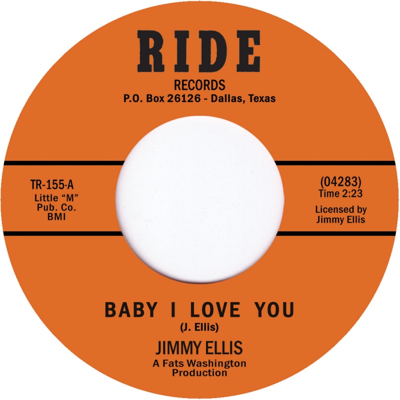 Jimmy Preacher Ellis/BABY I LOVE YOU 7"