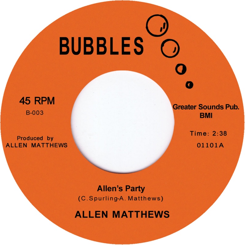 Allen Matthews/ALLEN'S PARTY 7"