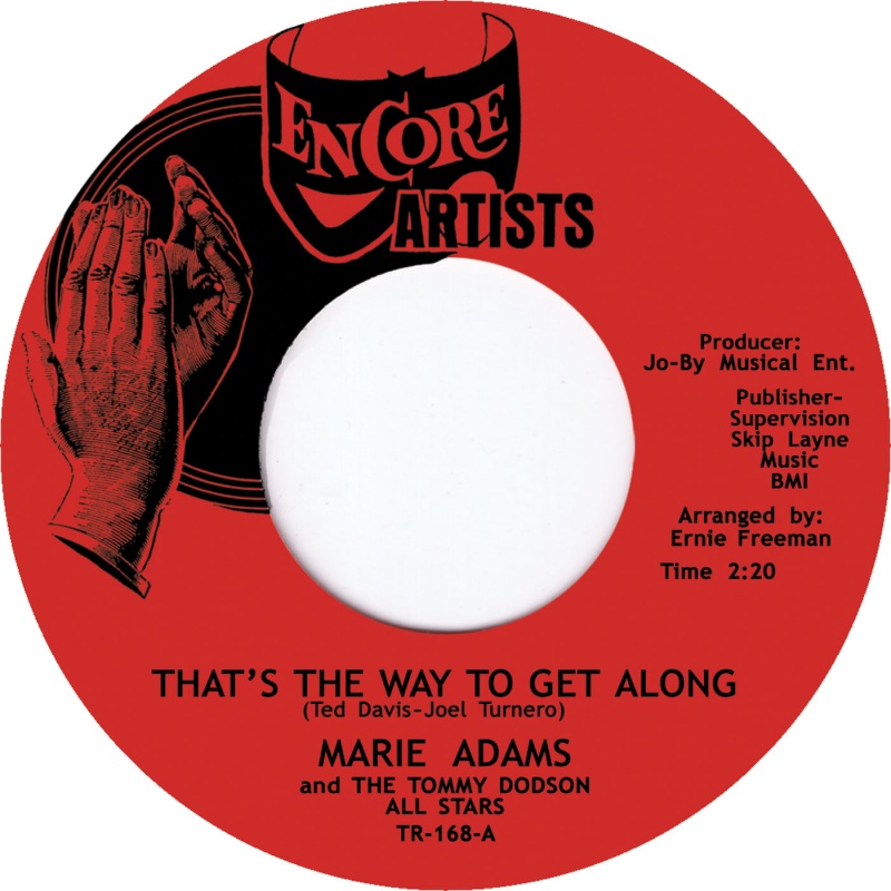 Marie Adams/THAT'S THE WAY TO GET 7"