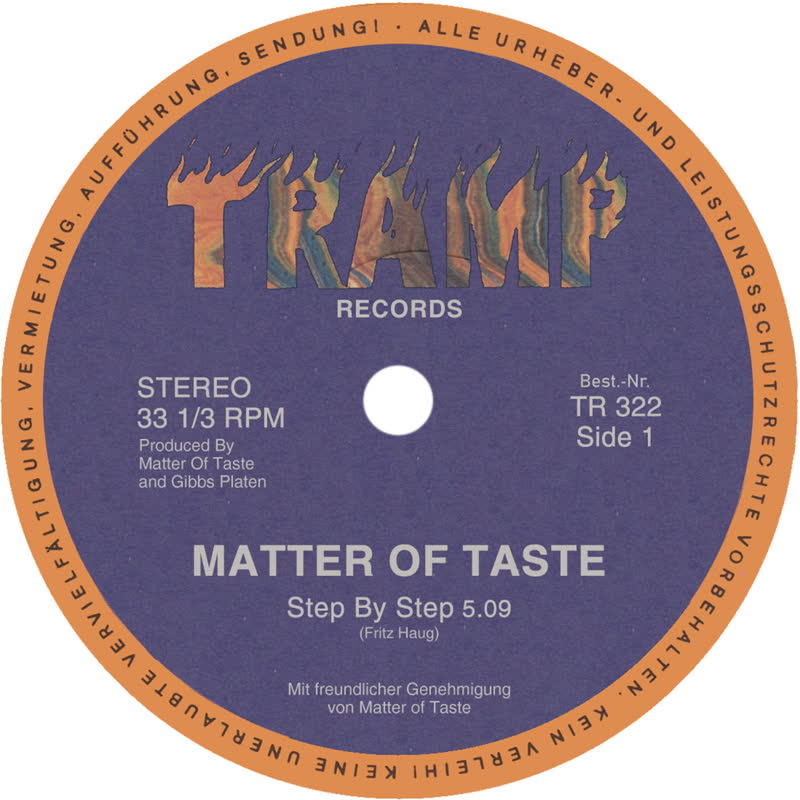Matter Of Taste/STEP BY STEP 7"