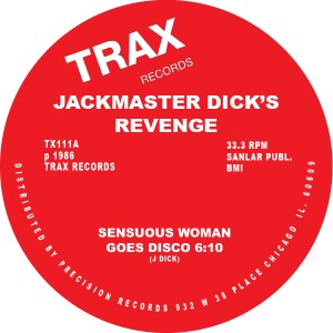 Jackmaster Dick's Revenge/SENSUOUS.. 12"