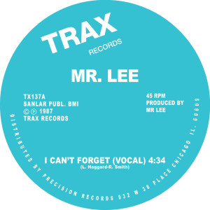 Mr. Lee/I CAN'T FORGET 12"