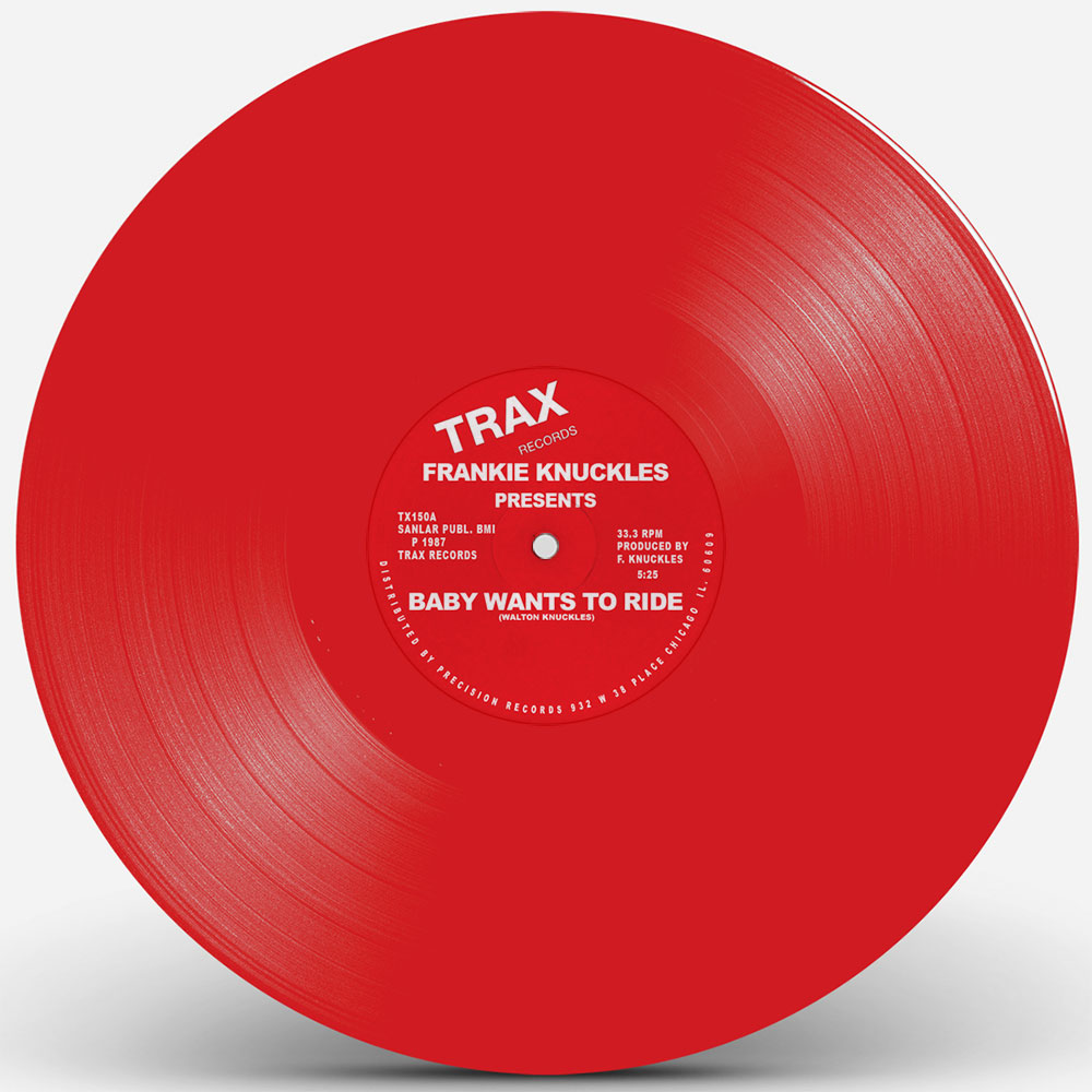 Frankie Knuckles/BABY.. RED VINYL 12"