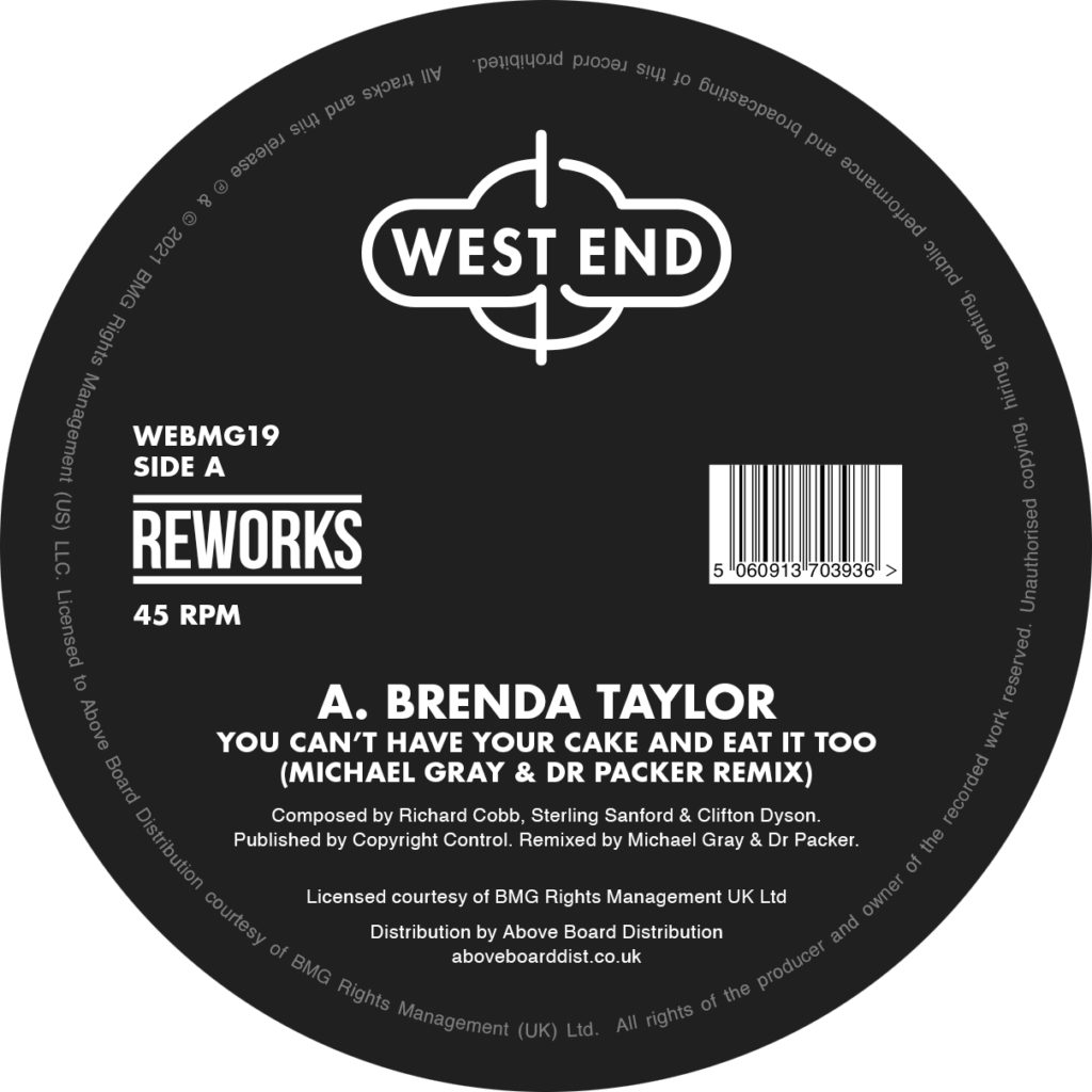 Brenda Taylor/M GRAY & DR PACKER RMX 12"