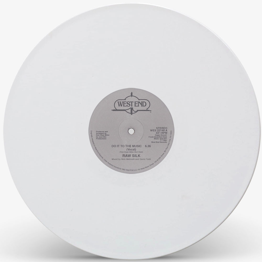 Raw Silk/DO IT TO THE MUSIC (WHITE) 12"