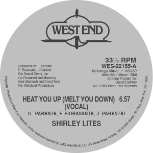 Shirley Lites/HEAT YOU UP 12"
