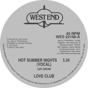 Love Club/HOT SUMMER NIGHTS 12"