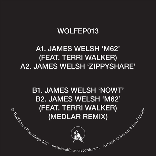 James Welsh/M62 - MEDLAR REMIX 12"