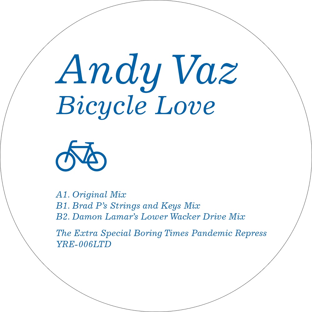 Andy Vaz/BICYCLE LOVE (2025 REPRESS) 12"